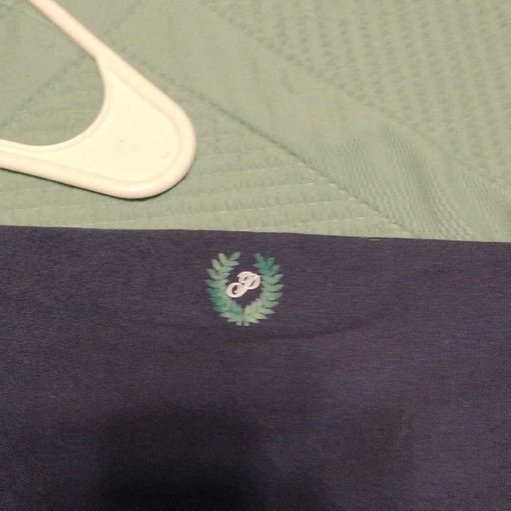 Victoria Secret Pink Navy Blue Garment with Laurel Crest